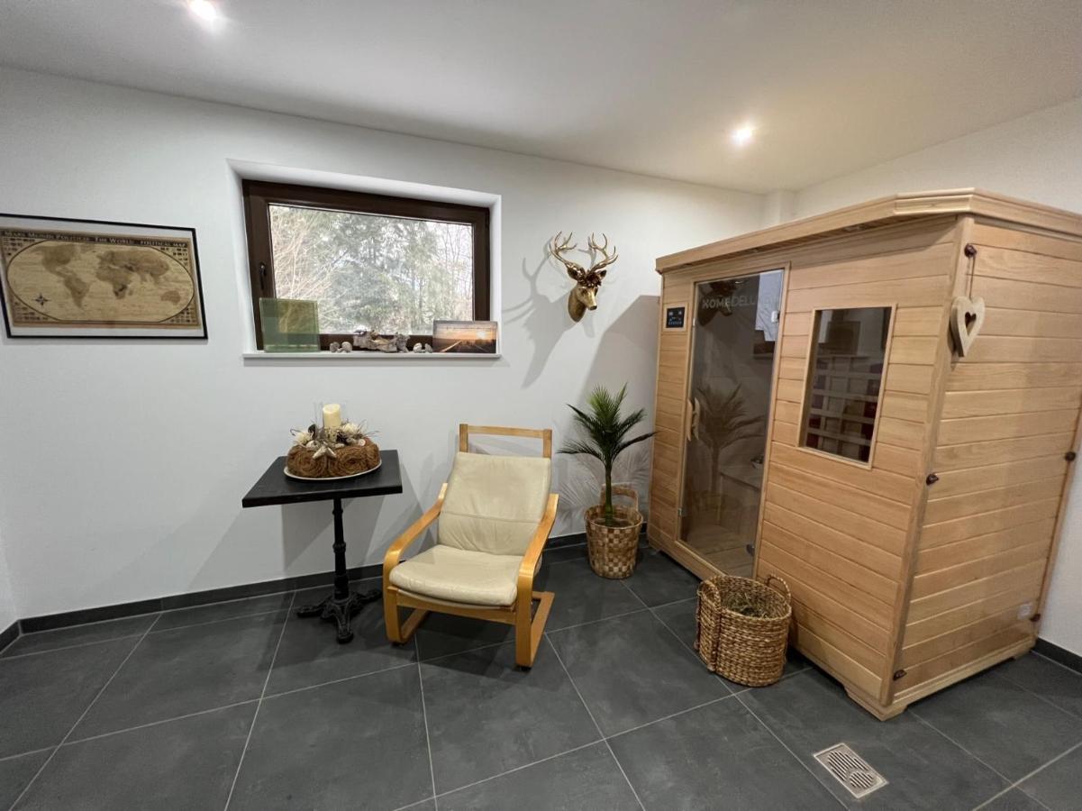 Wellness Am Morgengau Mit Whirlpool Und Sauna Rotterode Exterior foto
